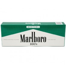 Сигареты Marlboro Menthol 100’s Fresh Menthol Flavor (Марлборо Свежий Ментоловый Вкус 100 мм) оптом